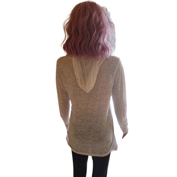 Awake Inc. Graphic Hooded Long Sleeve Top – White – Size L - Picture 4 of 12